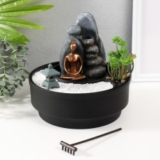 The desktop fountain from the network, backlight 