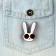Icon in the box "Hare" 5 x 4 cm