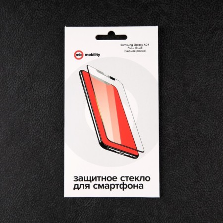 Protective glass Mobility, for Samsung Galaxy A04, full glue, black-2