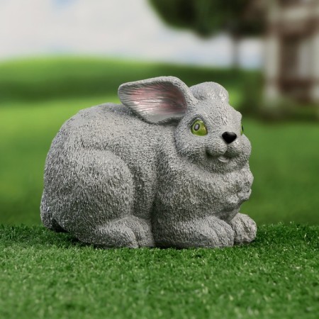 Garden figure "Gray Bunny" 18x13x14cm