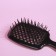 The comb massage, wide, ventilated, 8.5 × 20.5 cm, black color