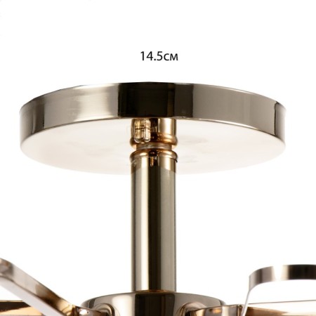 Causte "Fleur" 5he27 40W gold 57x57x25 cm Bayerlux-6