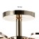 Causte "Fleur" 5he27 40W gold 57x57x25 cm Bayerlux