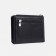 Women's wallet on a magnet, black color