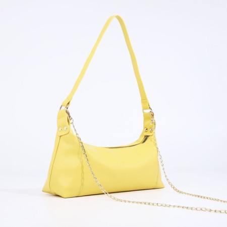 Baget bag with lightning, yellow color-2