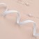 Velvet tape, 6 mm, 18 ± 1 m, white color No. 01