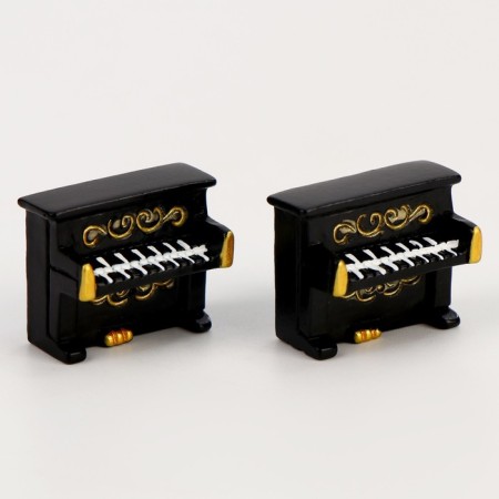 Miniature Puppet "Piano", set 2 pcs., Size 1 pc. - 2 × 1 × 2 cm-1