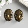Retro metal hook bronze 3.9x3.3x2.7 cm