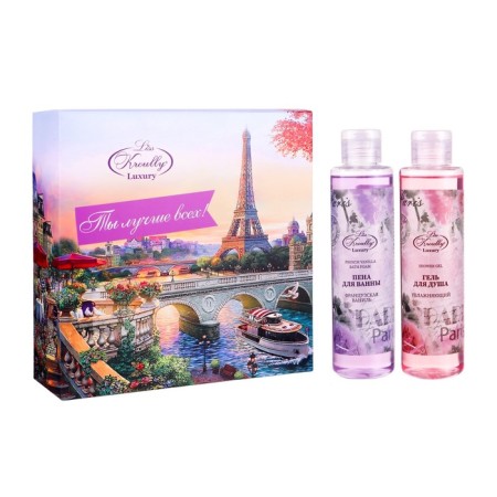 Gift set of Liss Kroully cosmetics: Bath cream, 260 ml + shower gel, 260 ml-2