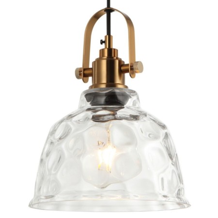 Suspension lamp Bell 1xe27 40W, size 20x20x25.5-150 cm, bronze color-1