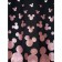 Female sweatshirt CONTE ELEGANT, XXS size, Black-Dusty Rose color