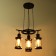 Jolly lamp 4he27 40W Black 40x12x87 cm