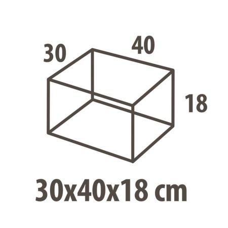 Hausmann Blue Line 30x40x18 cm storage box-1