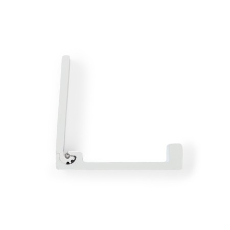 Furniture hook CAPPIO Fold, one -rod, folding, white color-4