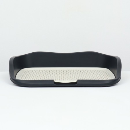 Dog toilet, 55 x 46 x 12 cm, black-3
