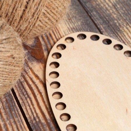 Harvesting "Oval", bottom plywood 3 mm, 20 × 10 cm, d = 8mm-1