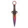 Model made of wood "kunai", purple