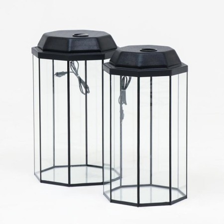 A set of aquariums "Matryoshka" with lids, octagonal, 24 liters, 32 liters-1