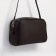Cross-Bodi bag, lightning department, external pocket, long belt, dark brown color