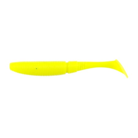 The Yaman Pro Sharky Shad, 9.5 cm, color #02-chartreuse, packaging 5 pcs.