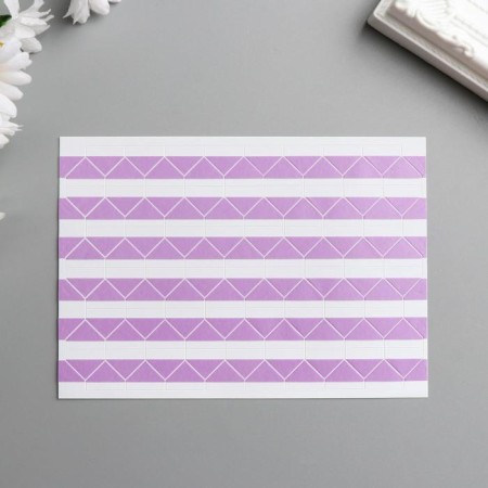 A set of corners with a pocket for photos 102 corners "Lilac" 10.3x14.8 cm-1