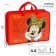 Plastic folder with A4 handles, on a zipper, 80x330x240 mm, Minnie Mouse