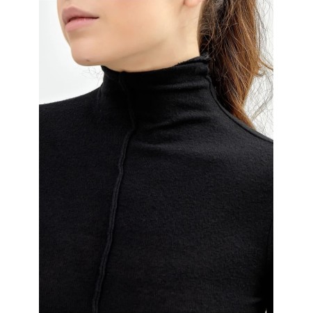 Jumper female, black color, size 48-2