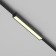 TECHNICAL TR161-1-16W3K-B BASIS, 280x27x29 mm track lamp, LED, 16W, 640LM, 3000K, black color black
