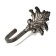 Hook for curtains ks010, one -rod, bronze color