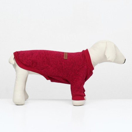 Melange sweater, size L (DS 27, Osh 31, OG 40 cm), red-1