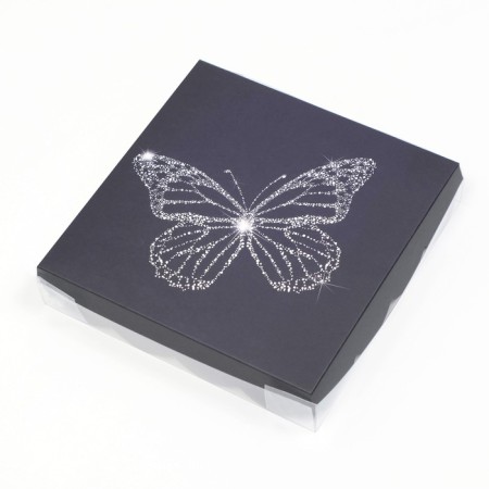 Box for cookies, "Noir", 15 x 15 x 3 cm-1