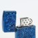 Gas lighter "Patterns", 3.5 x 5.5 x1.2 cm, blue