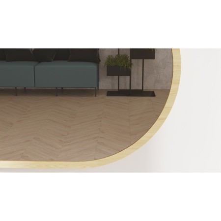 Wall mirror "Nord", 900 × 450 × 16 mm, Amber oak color-1