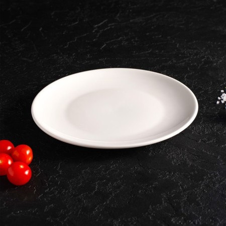 Plate porcelain dining shares White Label, d = 20 cm, white color-6