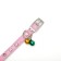 A collar with round rhinestones, 28 x 1 cm, Osh 21-25 cm, arts. The skin, pink
