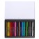 Pencils are whole, in a metal box, 24 colors