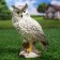 Garden figure "Owl Polar" 17x11x8cm