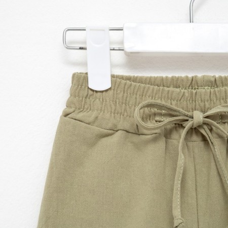 Burmuda shorts Minaku: Cotton Collection Color Green, Height 152-6