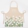 Apron Ethel "White Tulips" 60x70 cm, 100% HL, sarzha 190 g/m2