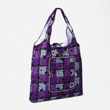 Permanent bag on the button, purple color-1