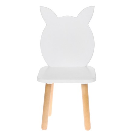 Children's chair "cat", white-1
