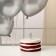 Set of candle in cake + 5 balls, number 1, silver