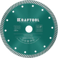 Diamond disk Kraftool 36682-180, segmented, D = 22.2 mm, 180 mm