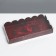 Cookie box, confectionery packaging with PVC lid, "roses", 10.5 x 21 x 3 cm