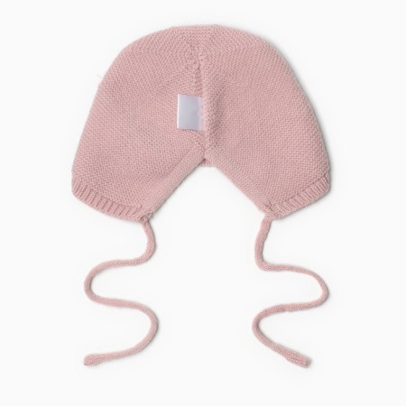 Hat knitted baby I r.48-50, col. pink-2
