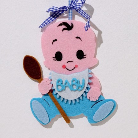Decorative decoration (suspension) "Baby Boy" 22x22x53 cm-4