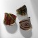 Ring "Muranian glass" stripes, color mix