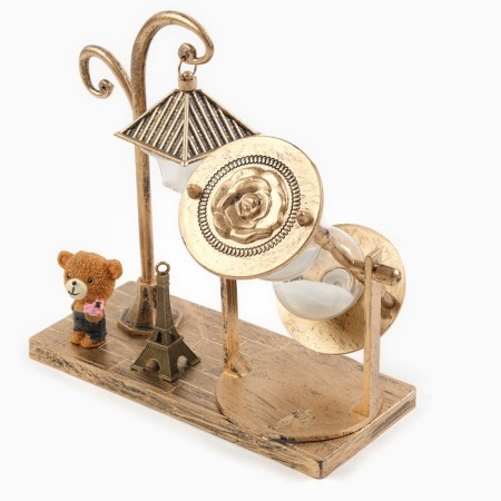 Sanding clock "Street flashlight", souvenir, with backlight, 15.5 x 6.5 x 15.5 cm-3