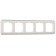 Frame for 5 posts WL12-FRAME-05, color pearl corrugated