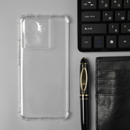Borasco Bumper Case for Xiaomi 13t/13t Pro, silicone, transparent-3